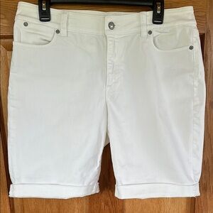 Talbots White Jean Shorts